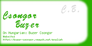 csongor buzer business card